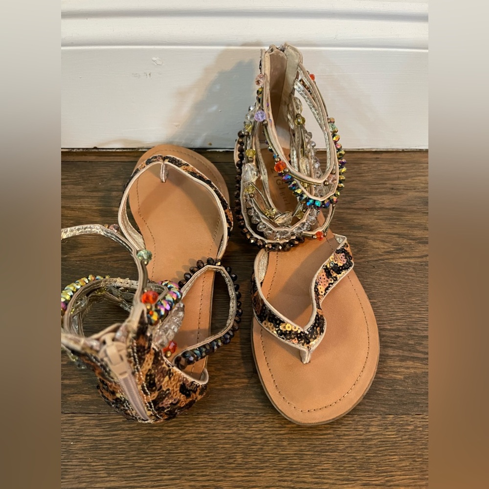 ZIGI Girl Beaded Femme Gladiator Sandals